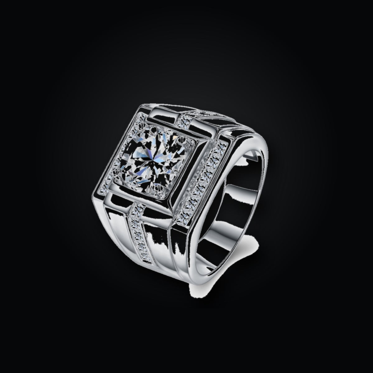 Iced Statement Ring | CZ