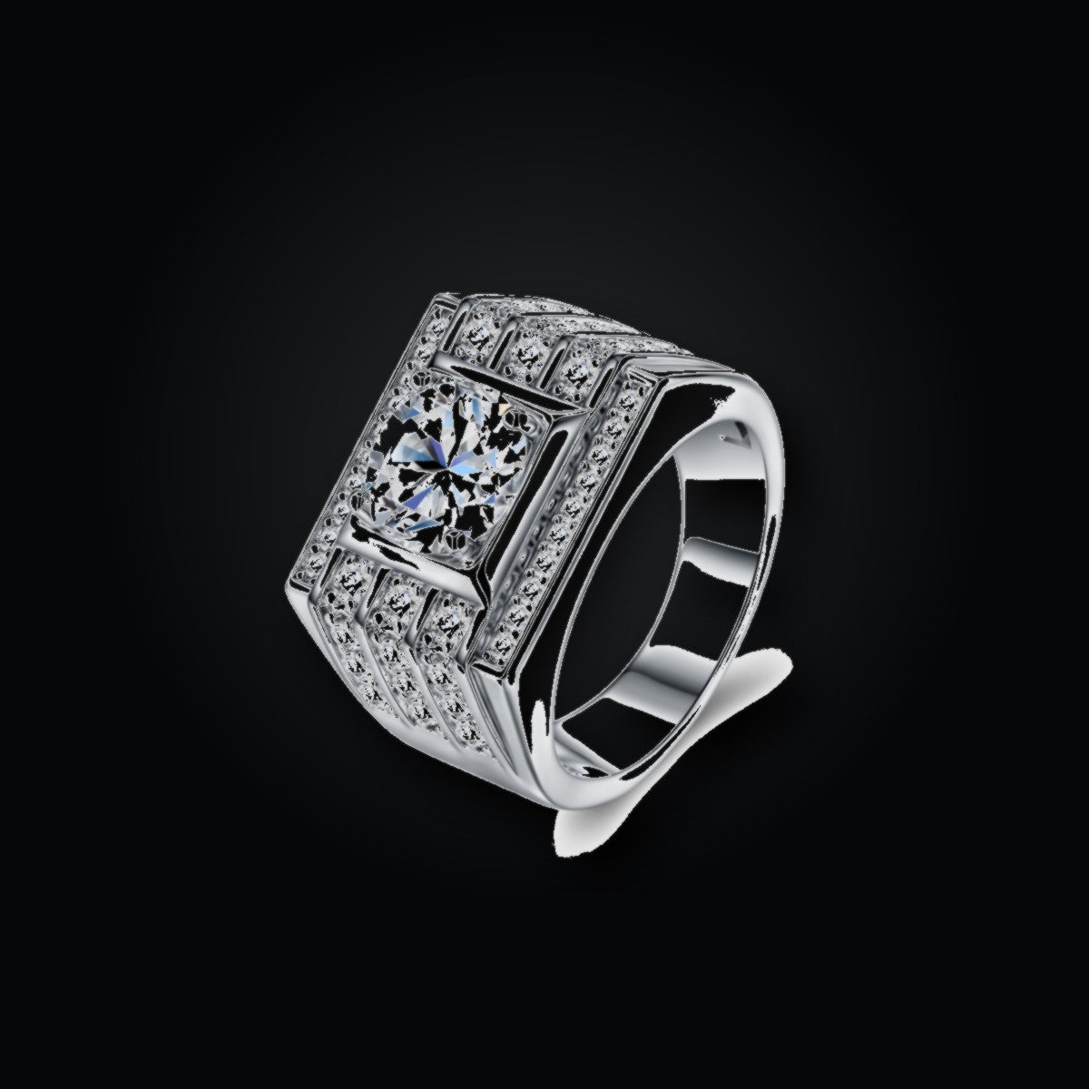 Iced Statement Ring | CZ