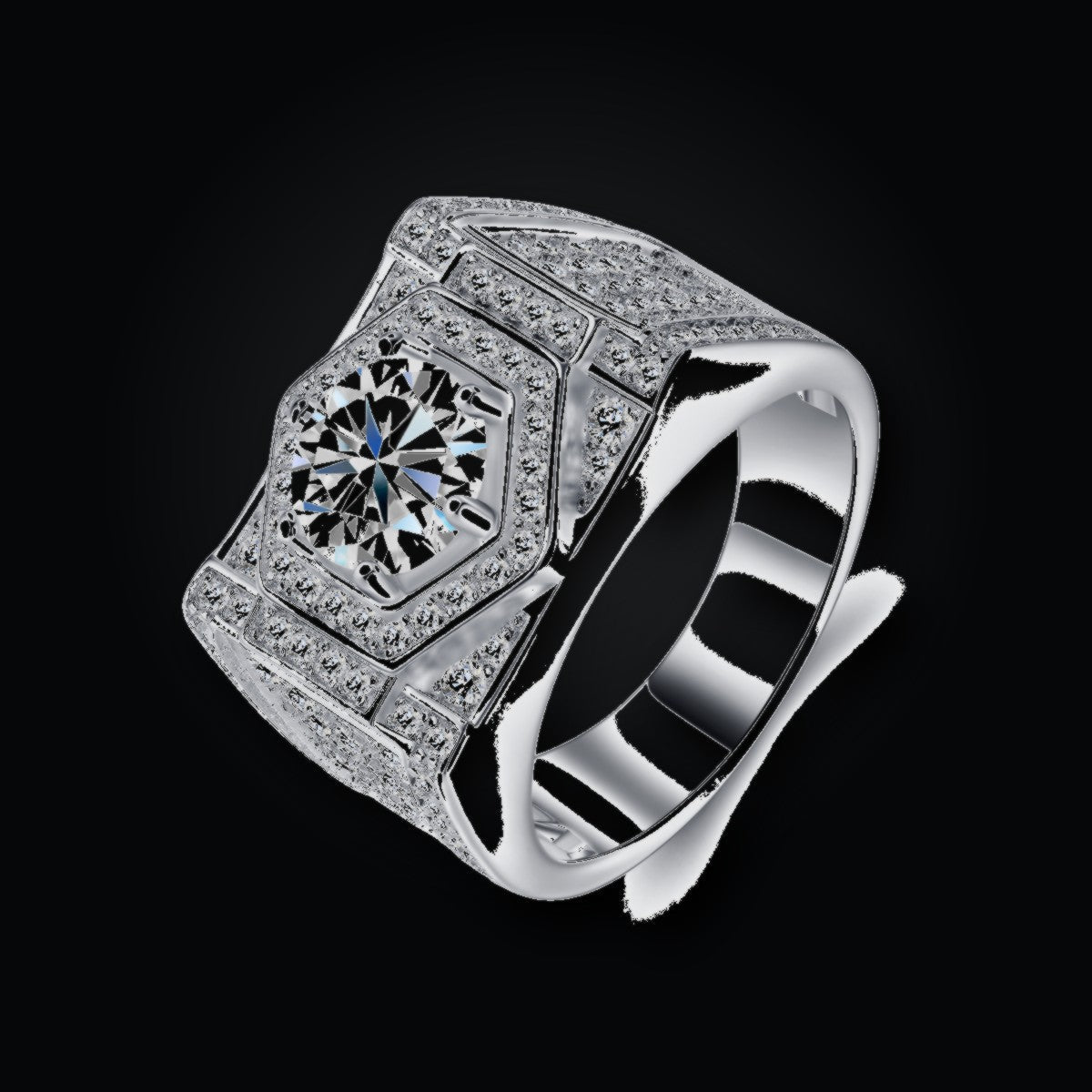 Iced Statement Ring | CZ