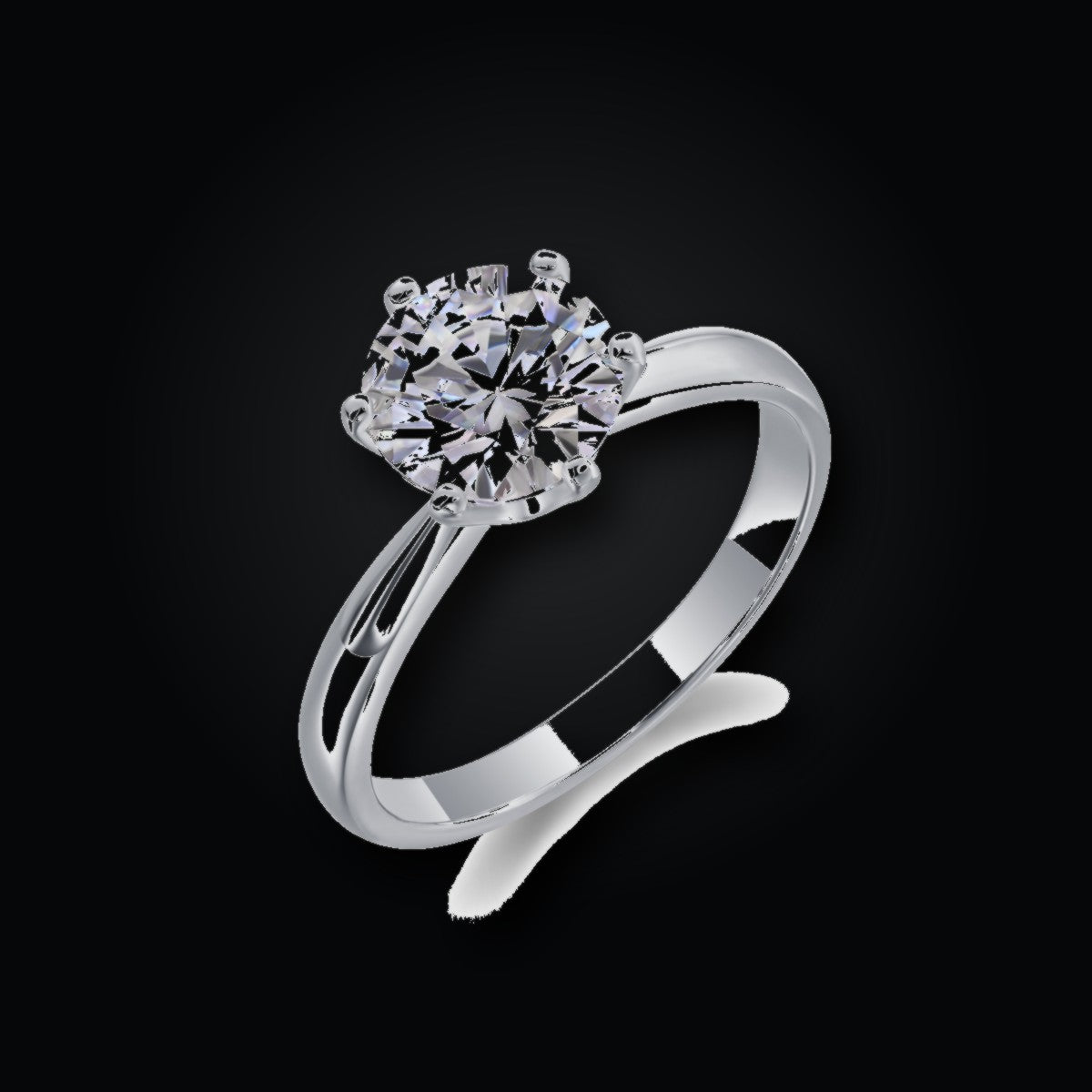 Classic Six-Prong Ring | 1.0ct | CZ