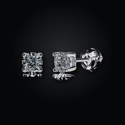 Pure Love Stud Earrings | Moissanite