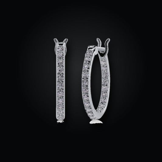 Iced Stud Earrings | Moissanite