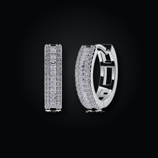 Iced Stud Earrings | Moissanite