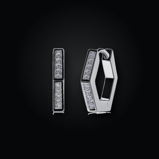 Iced Stud Earrings | Moissanite