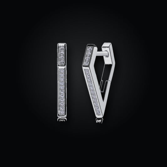 Iced Stud Earrings | Moissanite