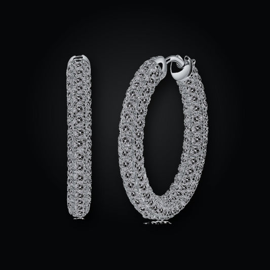 Iced Stud Earrings | Moissanite