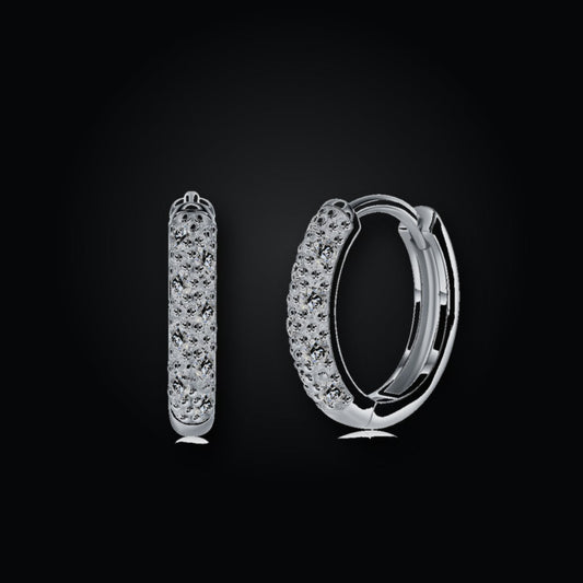 Iced Stud Earrings | Moissanite