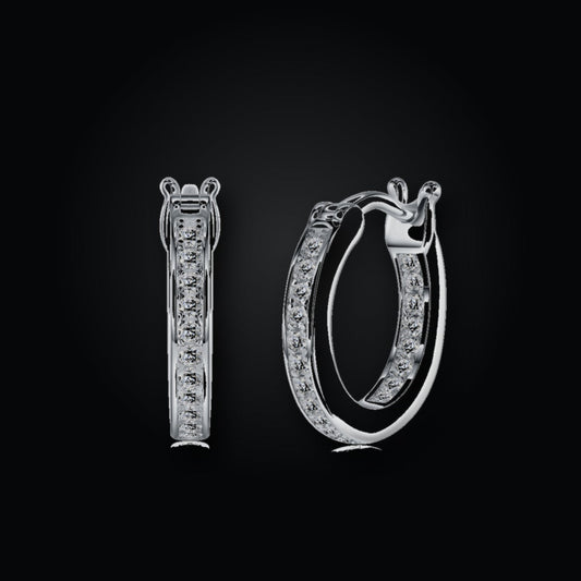 Iced Stud Earrings | Moissanite