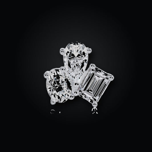 Iced Stud Earrings | Moissanite