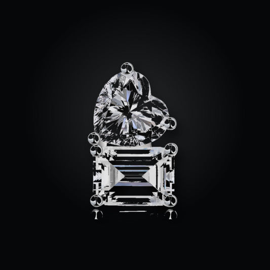 Iced Stud Earrings | Moissanite
