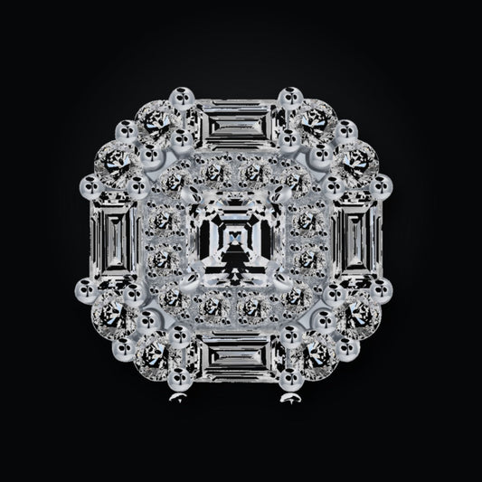 Iced Stud Earrings | Moissanite