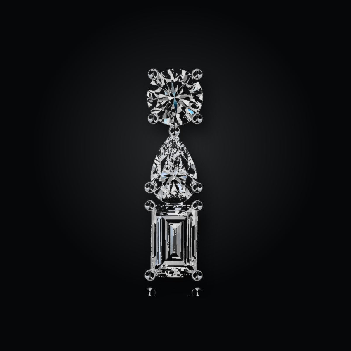 Iced Stud Earrings | Moissanite