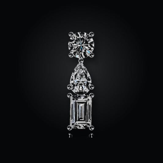 Iced Stud Earrings | Moissanite