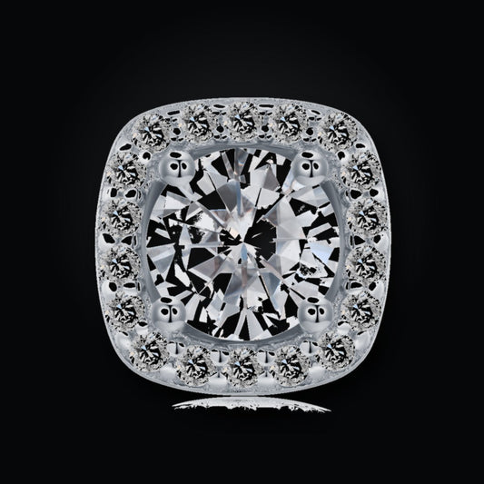 Iced Stud Earrings | 3.0ct | Moissanite