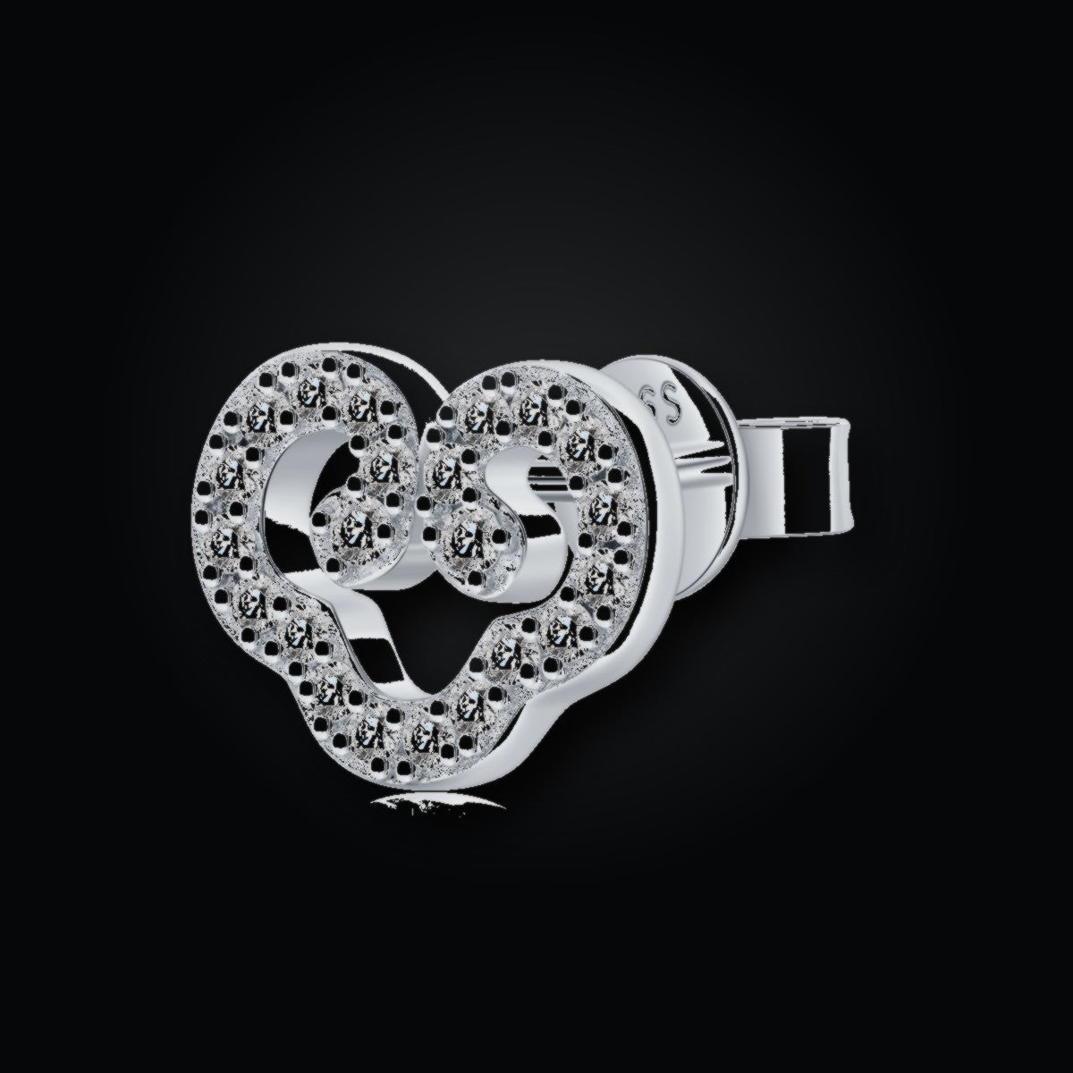 Iced Stud Earrings | Moissanite