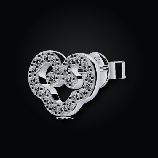 Iced Stud Earrings | Moissanite