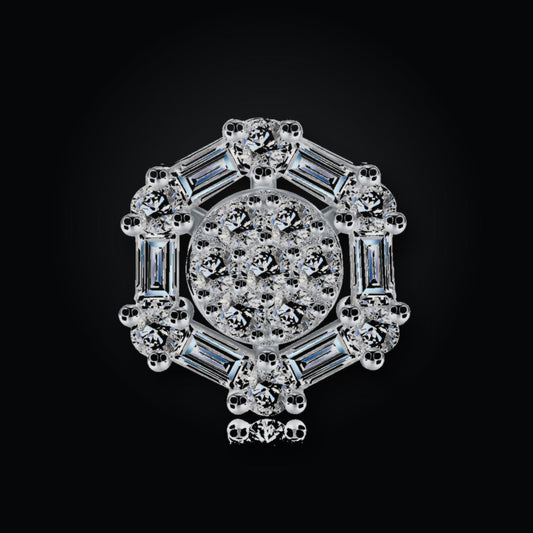 Iced Stud Earrings | Moissanite