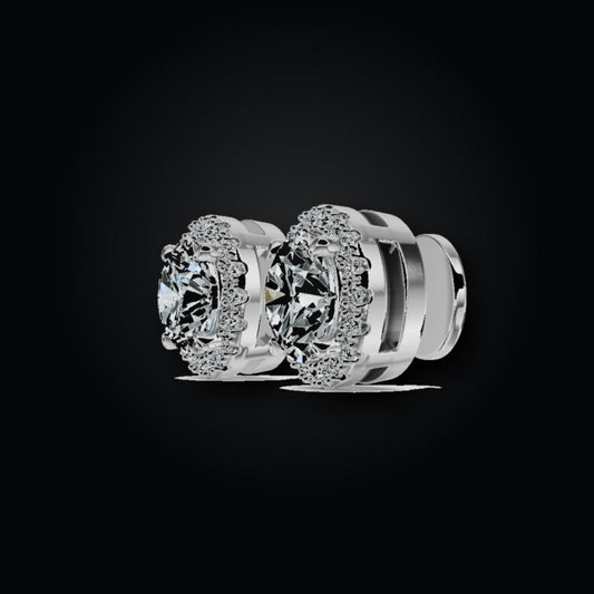 Iced Stud Earrings | 3.0ct | Moissanite