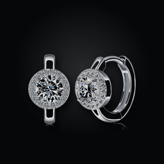 Iced Stud Earrings | 0.50ct | Moissanite