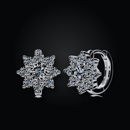 Iced Stud Earrings | 0.50ct | Moissanite