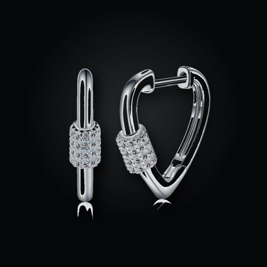 Iced Stud Earrings | Moissanite