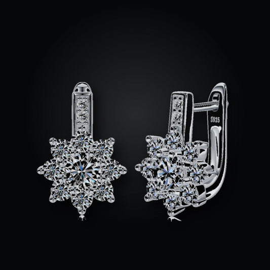 Iced Stud Earrings | 0.50ct | Moissanite