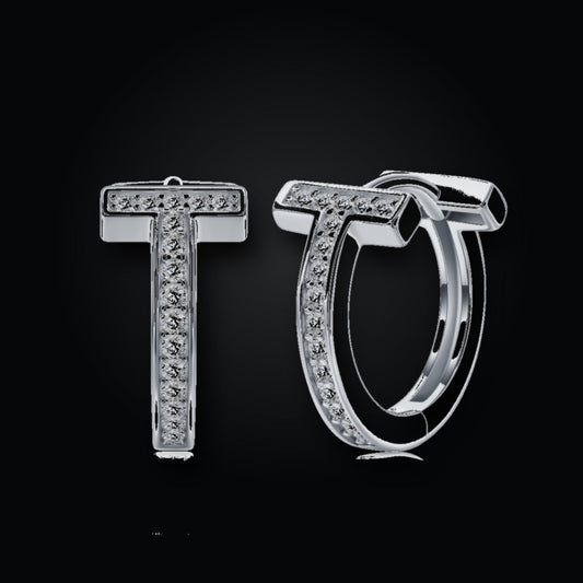 Iced Stud Earrings | Moissanite