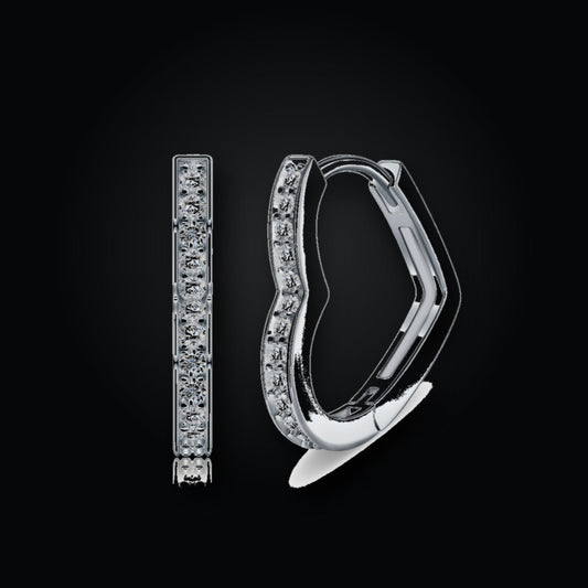 Iced Stud Earrings | Moissanite