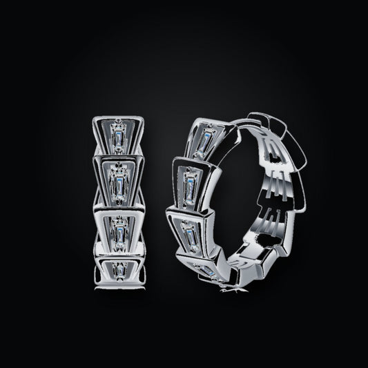 Iced Stud Earrings | Moissanite