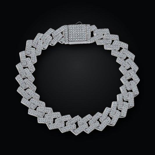 Iced Tennis Bracelet | Moissanite
