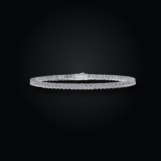 Iced Tennis Bracelet | Moissanite
