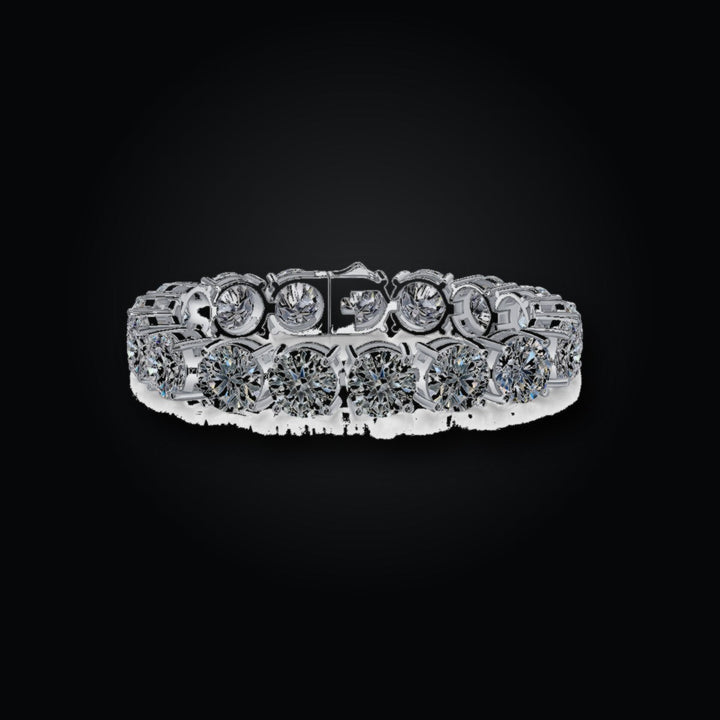 Iced Tennis Bracelet | 5.0ct | Moissanite