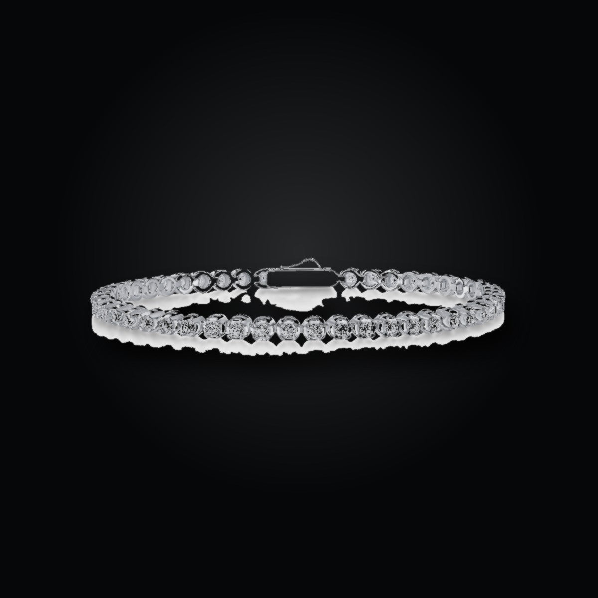 Iced Tennis Bracelet | Moissanite