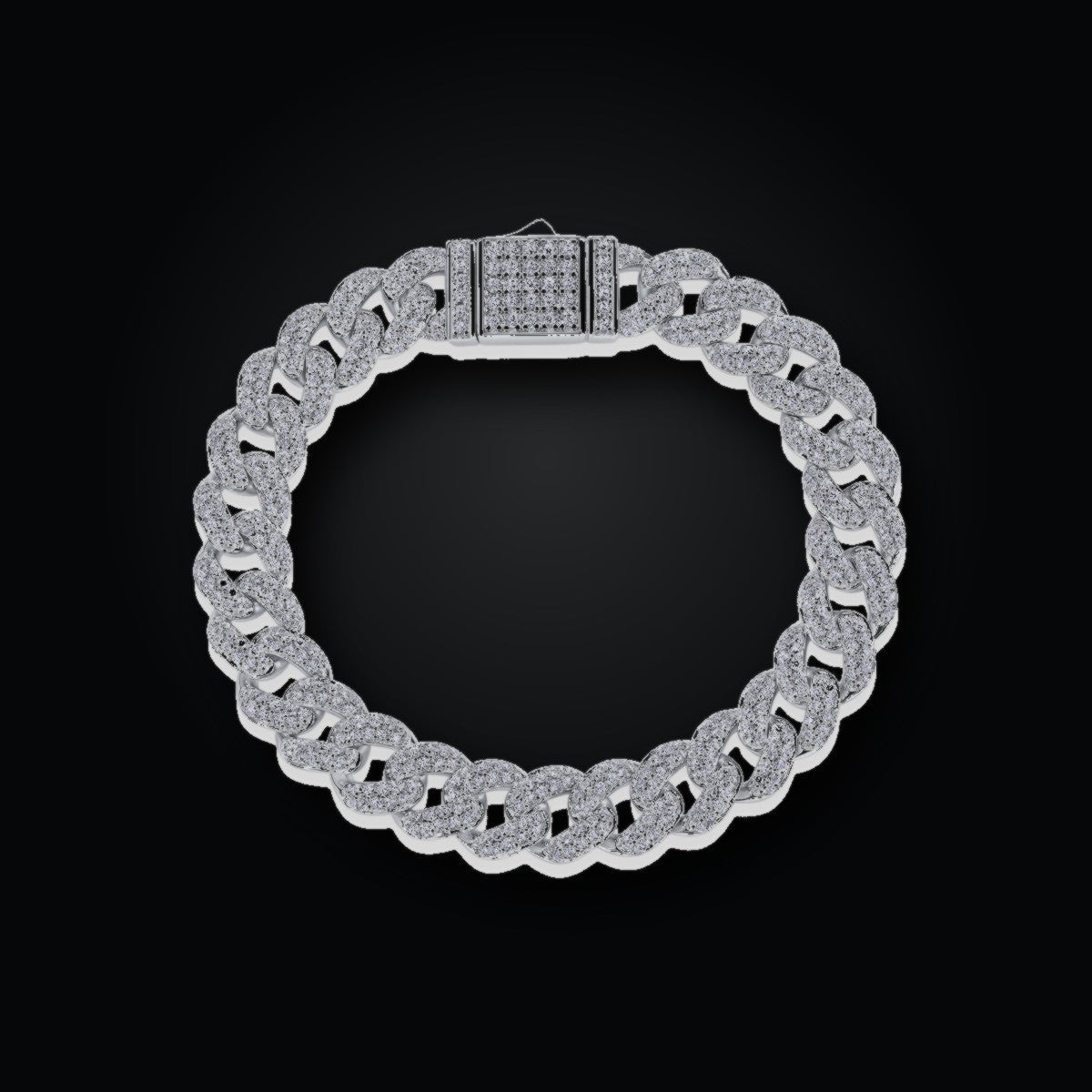 Iced Tennis Bracelet | Moissanite