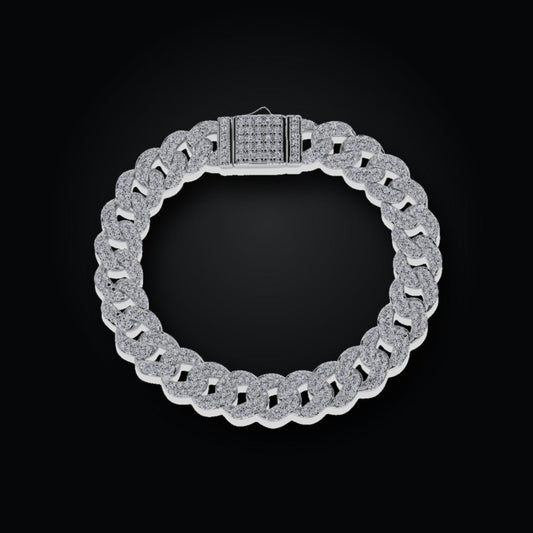 Iced Tennis Bracelet | Moissanite