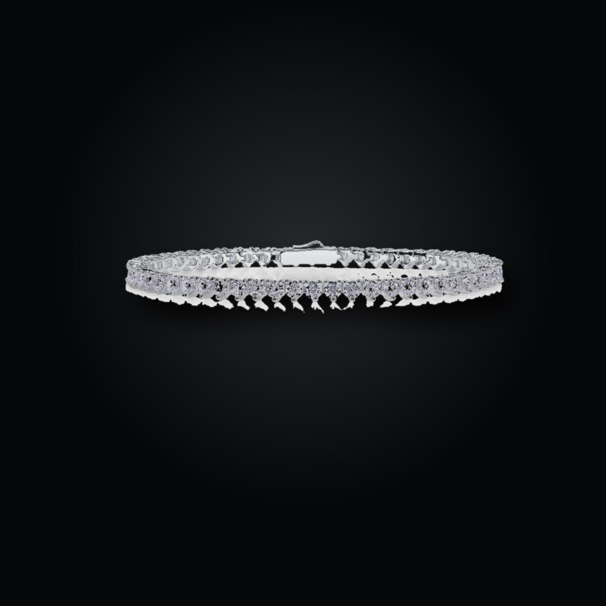 Iced Tennis Bracelet | 0.10ct | Moissanite
