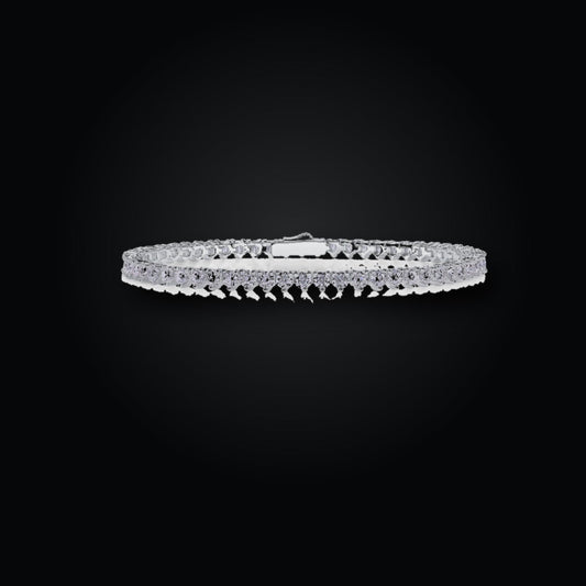 Iced Tennis Bracelet | 0.10ct | Moissanite