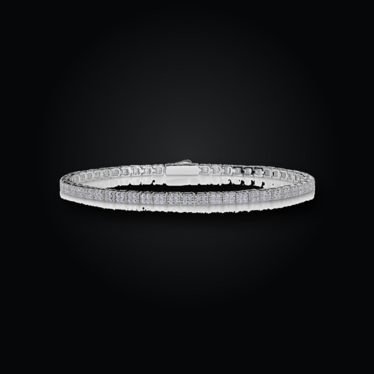 Iced Tennis Bracelet | Moissanite