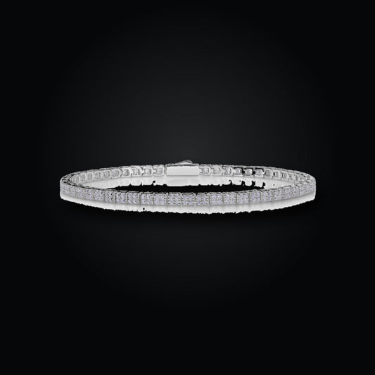 Iced Tennis Bracelet | Moissanite