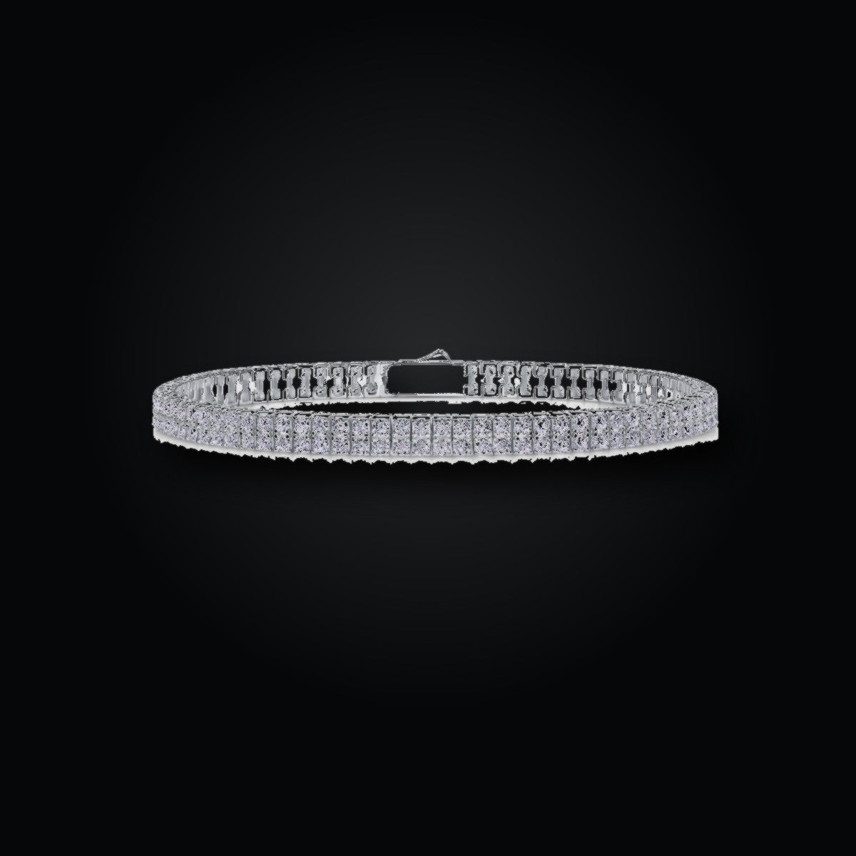 Iced Tennis Bracelet | Moissanite