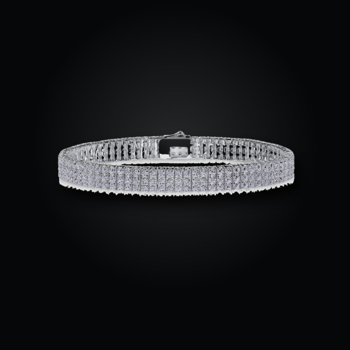 Iced Tennis Bracelet | Moissanite
