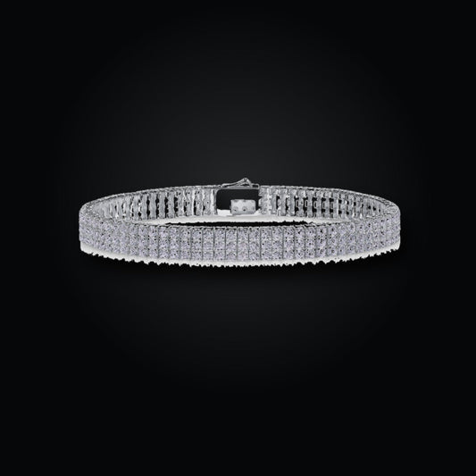 Iced Tennis Bracelet | Moissanite
