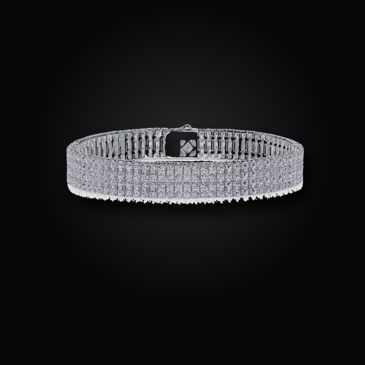 Iced Tennis Bracelet | Moissanite