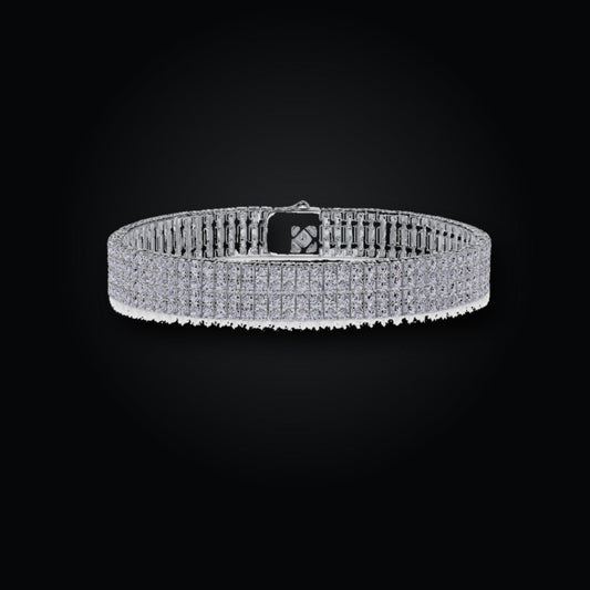 Iced Tennis Bracelet | Moissanite