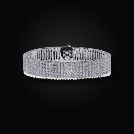Iced Tennis Bracelet | Moissanite