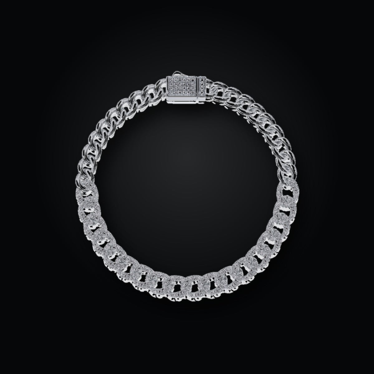 Iced Tennis Bracelet | Moissanite