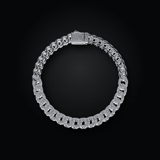 Iced Tennis Bracelet | Moissanite