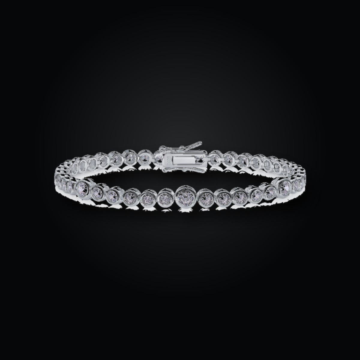 Iced Tennis Bracelet | Moissanite