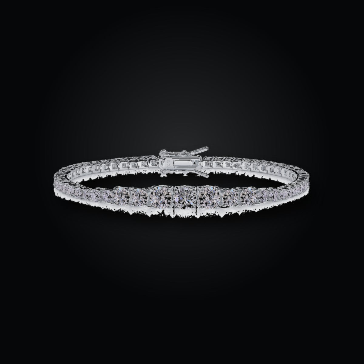 Iced Tennis Bracelet | 0.50ct | Moissanite