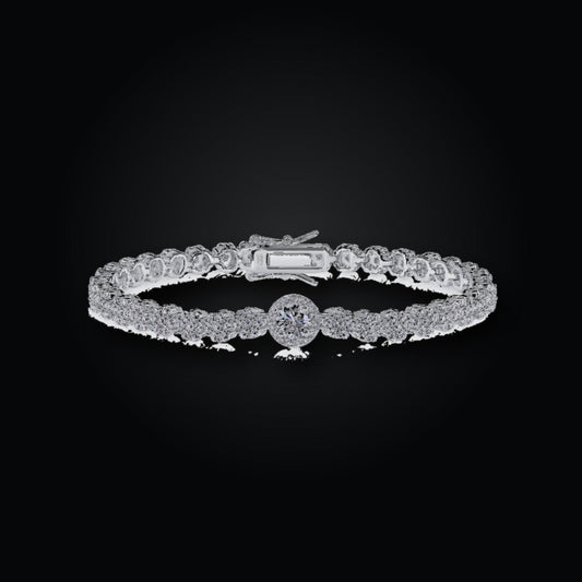 Iced Tennis Bracelet | 0.50ct | Moissanite